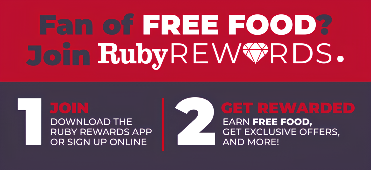 Fan of Free Food? Join RubyRewards